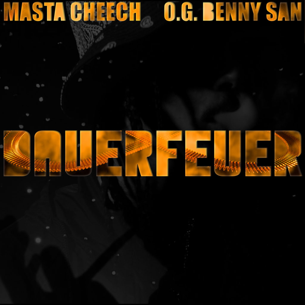 Kaiju Blood Records - Rap / Hip Hop / Deutschrap Releases 2021 (Cover) - O.G. Benny SAN x Masta Cheech - Dauerfeuer